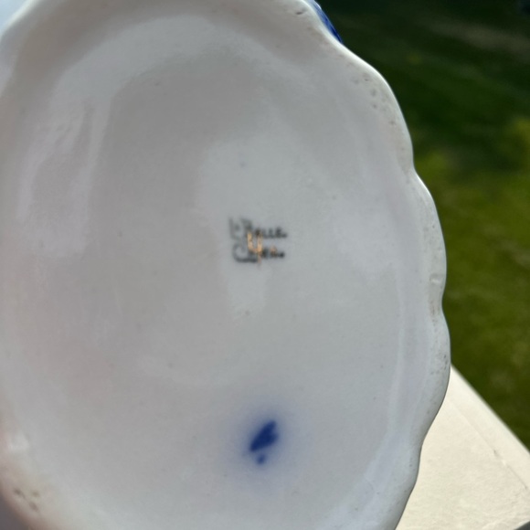 Vintage “LaBelle" Tureen Flow Blue China - Picture 4 of 6